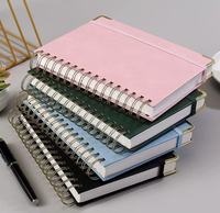 Cuaderno Espiral de Tapa Dura en Oferta de Fábrica, Diario Personalizado A5, Regalo de Cuero PU Grueso con Logotipo Personalizable