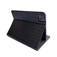 Étui à rabat en cuir d'alligator pour iPad Air 11 Pro 11, étui plat avec fente pour stylet, compatible iPad Mini 6/7 10.2