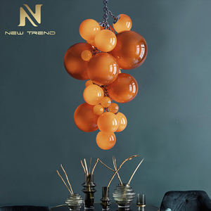 <span class=keywords><strong>Lampadario</strong></span> a LED in Vetro a Forma di <span class=keywords><strong>Palloncino</strong></span> per Decorazione Interna Contemporanea di Hotel, Hall, Villa e Scale - Product Image 2