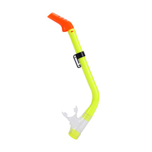 Wet Snorkel For Children One Size Pink Liquid Silicone Non Toxic Swimming Training Equipment - Product Image 3
