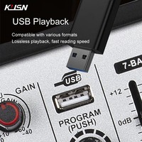 Console de Mixage Audio Numérique Professionnelle 12 Canaux avec 99 DSP, Mini Table de Mixage Sonore avec Bluetooth MP3 USB