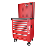 Armoire à outils roulante GATmatic en acier inoxydable robuste, 7 tiroirs, chariot pour rangement de garage, personnalisable OEM, certifié CE 1