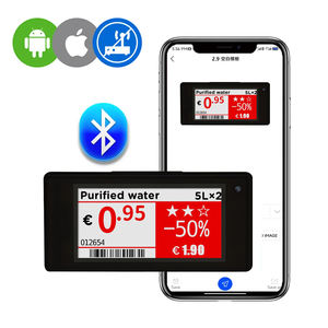 Etiqueta de precio inteligente Digital de 2,13 pulgadas Etiquetas de estante electrónico inalámbricas Fábrica Esl E-Paper Display Etiqueta electrónica para supermercado - Product Image 2
