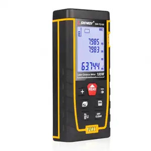 SNDWAY SW-TG100 ev dijital lazer mesafe ölçer 100m lazer mezura telemetre ölçüm araçları kabarcık seviyesi ile