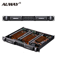 Amplificateur de puissance audio professionnel numérique de classe D D1800 4X1800W 1U à montage en rack pour système de haut-parleurs multi-zones pour grands événements en plein air