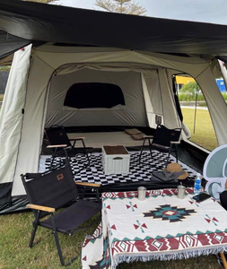 Nouvelle tente de Camping pliable pour 10 personnes <span class=keywords><strong>tout</strong></span> <span class=keywords><strong>compris</strong></span>, tente d'extérieur en vinyle épais résistant à la pluie - Product Image 6