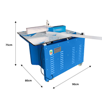 Machine de découpe de table de grande taille à poussoir TS-J03 avec moteur électrique 220V pour la découpe en masse de MDF, bois, mousse PS et matériaux multiples