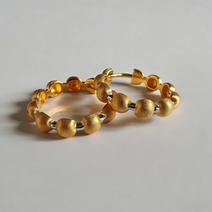 CUSTOM SILVER 10K/14K GOLD PLATED SOLID GOLD LAB GROWN DIAMOND ZICON ENGAGEMENT CLUSTER EARRING UNISEX CUTE ANNIVERSARY PARTY - Product Image 1