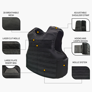 SturdyarmaChaleco TacticoカスタムGilet Tactique Tactical Vest <span class=keywords><strong>Molle</strong></span> Blackセキュリティガード戦術プレートキャリアトレーニング用 - Product Image 5