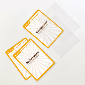 Buste Protettive Trasparenti in PP 15PT-180PT per <span class=keywords><strong>Carte</strong></span> Collezionabili e Porta <span class=keywords><strong>Carte</strong></span> con Caricamento dall'Alto per <span class=keywords><strong>Carte</strong></span> Sportive e da Gioco - Product Image 6