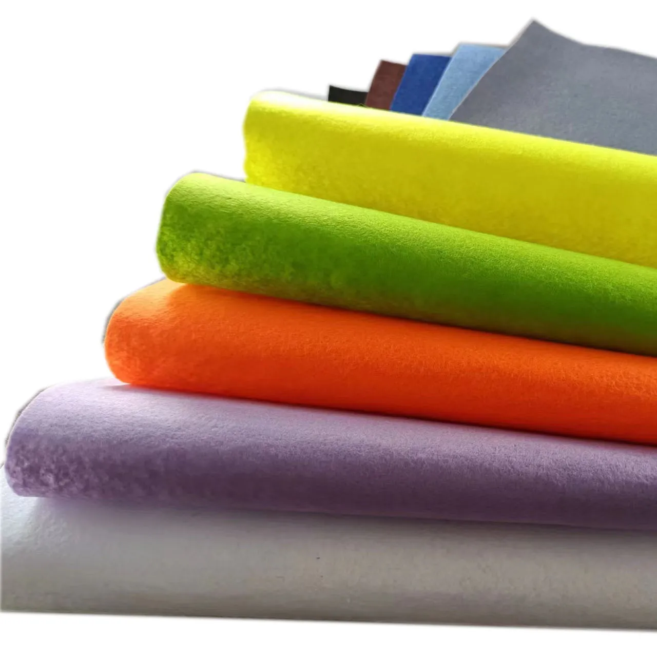 Tessuto non tessuto del feltro di colore di protezione dell'ambiente tessuto non tessuto 100 dell'essiccatore di dimensione su misura
