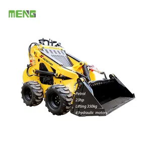 Construction mini skid steer equipment quick attach/detach multi-functional mini skid steer loader for earth-moving