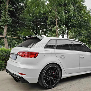 สำหรับ Audi A3 S3 S Line 8V Hatchback 5 ประตู ปี 2014-2018 สปอยเลอร์หลังคาคุณภาพสูง ผลิตจากพลาสติก ABS ปีกหลังฝากระโปรงท้าย อุปกรณ์ตกแต่ง - Product Image 6