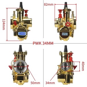 Vente en gros personnalisable Kei Hin PWK 24 34mm or 50cc 250cc 2T 4T ATV Quad Go Kart Dirt Bike Scooter moto <span class=keywords><strong>carburateur</strong></span> - Product Image 6