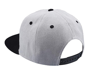 Casquette Snapback personnalisée 100% acrylique avec logo d'équipe, casquette de baseball à visière plate bicolore style hip-hop, casquette snapback 6 panneaux - Product Image 5