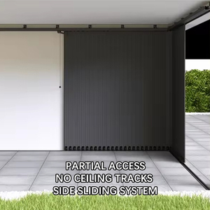 Portes sectionnelles électriques horizontales automatiques à structure haute résistance, <span class=keywords><strong>prix</strong></span> d'usine, durables, portes <span class=keywords><strong>de</strong></span> <span class=keywords><strong>garage</strong></span> coulissantes latérales - Product Image 1