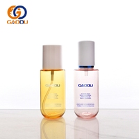 Bouteilles en PET en forme de capsule à brume fine, couleur personnalisée, vente chaude, pour sérum de soin de la peau avec pulvérisateur inversé