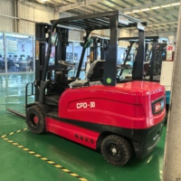 SENPOWER S-20 Forklift Listrik 2 Ton 4WD dengan Baterai Lithium-Ion untuk Penanganan Pallet dan Pusat Distribusi Logistik