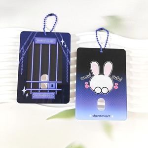 Estuche para Tarjetas de Identificación de Acrílico con Diseño Personalizado, Nuevo de Fábrica, Estuche para Tarjetas con Diseño de Anime, Bonito y Transparente, Porta Tarjetas con Llavero - Product Image 3