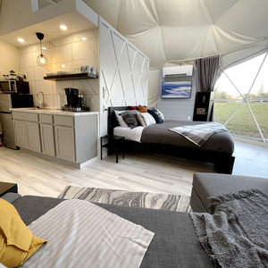 Maison préfabriquée, tente géodésique, <span class=keywords><strong>d</strong></span>ôme de luxe, pod de glamping, igloo avec salle de bain - Product Image 3
