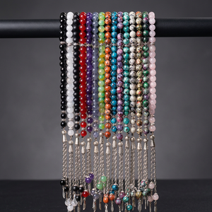อัญมณีธรรมชาติมุสลิม tasbih ของ33 BDS หินธรรมชาติสำหรับจิตวิญญาณความสงบสุขและ tranquality - Product Image 2