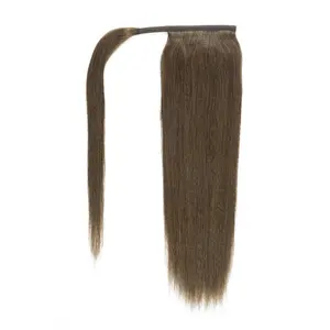 Nieuwe Paardenstaart Extensions Dubbel Getrokken Paardenstaart Menselijk Haar Goede Kwaliteit Paardenstaart 22 Inch 4 # Kleur