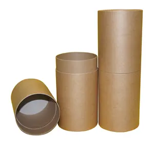 Caliente 100% papel cartón cremación ceniza dispersión tubos urnas para adultos PET Bio urna de cilindro caja tubo biodegraderbal urnas