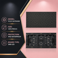 Panneau d'affichage LED extérieur Premium P3.91 320x160mm, module LED SMD étanche IP66 pour affichage publicitaire périmétrique, panneau d'affichage