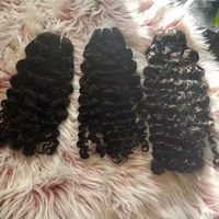 Lots de Cheveux Naturels Bouclés Profonds en Gros, Extensions Vietnamiennes, Perruques en Cheveux Humains, Cheveux Vierges à Cuticules Alignées