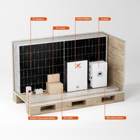 Panneaux solaires Wingo 10000W kits complets système d'énergie solaire hors réseau 15kW 20kva système solaire hybride pour la maison de l'UE