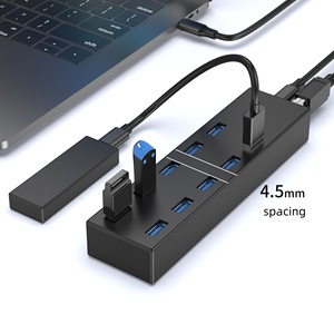 10-Port USB 3.0 <span class=keywords><strong>HUB</strong></span> với chuyển đổi chính 5Gbps tốc độ cao truyền <span class=keywords><strong>d</strong></span>ữ liệu 5V2A cung cấp điện splitter Docking Station cho Mac PC - Product Image 2