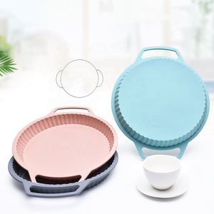 Outil de pâtisserie Maxfree, moule à pâtisserie rond multifonction sans BPA, moule à gâteau en silicone avec anneau en acier pour gâteau de 10 pouces - Product Image 1