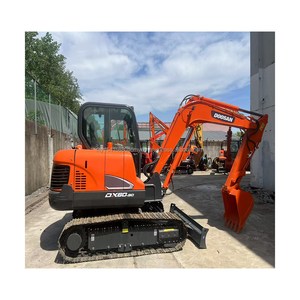 Excavatrice sur chenilles Doosan Dx60, mini-excavatrice Dx60 5t 6t, machines excavatrices Dx60, bon prix - Product Image 2