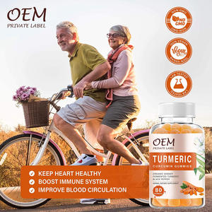 OEM/ODM Label pribadi Kurkumin Gummies kunyit suplemen diet untuk menghilangkan rasa sakit - Product Image 3