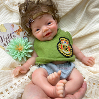 Jouets pour bébés, figurine en silicone de 12 pouces, poupée reborn, poupée de 30 cm, cheveux faits à la main