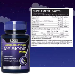 เมลาโทนินแบบแคปซูลสำหรับ<span class=keywords><strong>นอน</strong></span><span class=keywords><strong>หลับ</strong></span> ยี่ห้อสินค้าของตัวเอง ช่วยให้นอน<span class=keywords><strong>หลับ</strong></span>ได้ดีขึ้น - Product Image 5