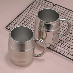 Wholesale OEM Logo Customization Mirror Finish Stainless Steel Vacuum 1000ml Beer Mug Thermal Insulation Gift <b>Cup</b> for Camping - Product Image 1