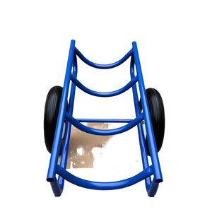 Heavy Duty 500kg Steel Frame Oil Drum Trolley Pneumatic Wheels <strong>Mover</strong> Cart for <strong>Storage</strong> 500kg Capacity Cylinder Cart - Product Image 5