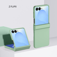 Kedatangan Baru Casing Ponsel Lipat PC Matte Tipis Full Cover 360 untuk Samsung Z Flip 8 5G