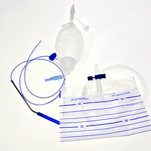 Sistema de <span class=keywords><strong>Drenaje</strong></span> de Heridas Cerrado de Silicona Médica con Reservorio de Succión de Presión Negativa - Product Image 1