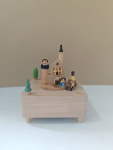 Fabricante personalizado King's Castle giratorio Royal Carriage caja <span class=keywords><strong>de</strong></span> música reloj despertador caja <span class=keywords><strong>de</strong></span> ocho tonos juguete <span class=keywords><strong>de</strong></span> madera para niños - Product Image 2