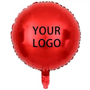 Custom Made 18 Inch Ballon Round Globo Wedding Birthday Party Decorations Advertisement Mylar Foil Balloons with logo - Product Image 1