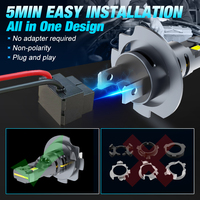 XSTORM Auto Lighting System Prix d'usine 60w 20000LM 3570 CSP H7 Auto Lampes Led Phares 12V Pour Voiture