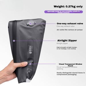 Bolsa de Almacenamiento de Ropa Impermeable de Poliéster Moderna con Cierre de Cremallera, Gran Capacidad, Cubo de Embalaje Hermético para Viajes - Product Image 3
