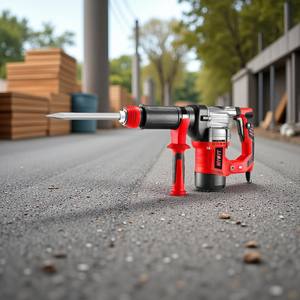 <span class=keywords><strong>Marteau</strong></span>-<span class=keywords><strong>piqueur</strong></span> électrique MYOYT DB04 1450W 220V 50Hz 3700 tr/min 20J SDS-Hex Moteur en cuivre Boîte de vitesses en aluminium Caoutchouc - Product Image 2