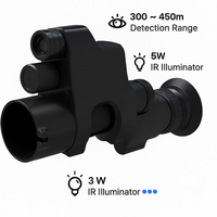 Lunette thermique numérique HD MK005, monoculaire infrarouge portable, dispositif de vision nocturne léger pour l'observation de la faune