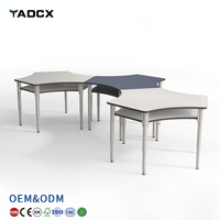 Bureau d'étude réglable moderne pour étudiants, ensemble bureau et chaise réglables pour enfants, table de lecture et de formation pour étudiants