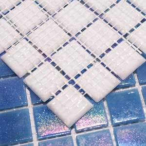 Prix bon marché Stock mosaïque pour piscine mosaïque carreaux bleus pour intérieur extérieur décoration murale - Product Image 3