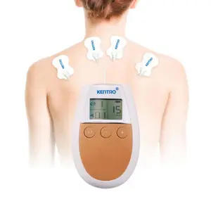 Fios Dezenas Ems Massageador Médico Digital Terapia Nerve Pain Relief Estimulador TENS Máquina