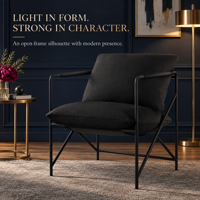 Fauteuil inclinable en velours noir de style européen moderne pour salon, chambre, appartement, bureau à domicile, salle à manger, hôtel et usage extérieur